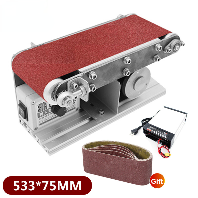 DIY Polishing Grinding Machine Desktop Belt Machine Cutter Edges Sharpener