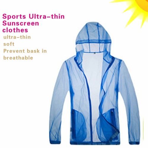 Anti Sun Clothes Quick Dry Skin Coats Very Thin Breathable - Picture 8 of 10
