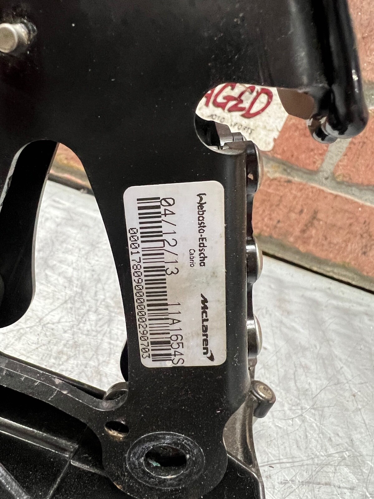2015 McLaren 650S Spider Right Hinge Bracket
