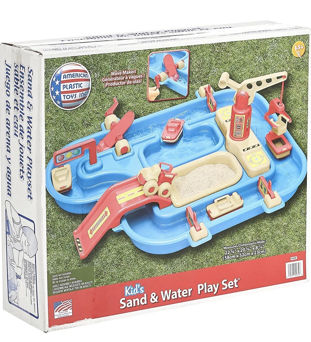 American plastic toys sand & water playset cheap