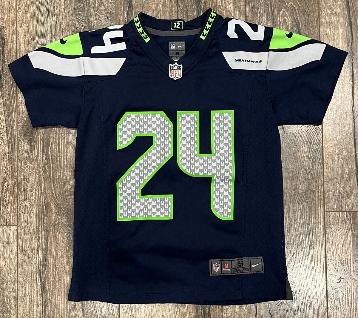 NFL シアトル・シーホークス リンチ アメフトユニフォーム 24 NFL シアトル・シーホークス リンチ アメフトユニフォーム 24