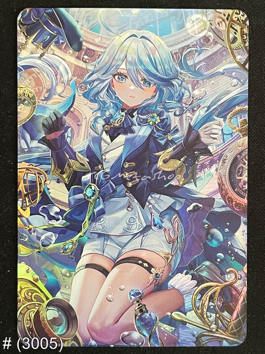 🔥 # 3005 Furina Genshin Impact Goddess Story Anime Card ACG | eBay