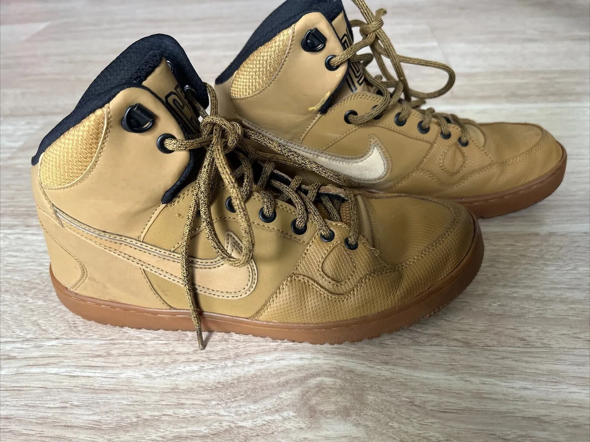 Nike Mens Son of Force 807242 770 Wheat Mid Top Basketball Shoes