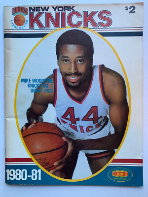 KNICKS　BA-80SS New York Knicks 1980-1981 Program Vol. XI No. 3 Mike Woodson Cover