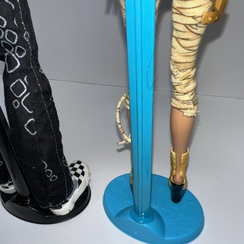 Monster High First Wave Gold Elastic Cleo De Nile And Deuce Gorgon Doll Set Pets - Bild 13 von 23