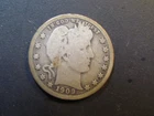1909 D United States "Barber Quarter" - Condition - Good