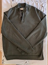 Frederik Anderson Copenhagen - 100% Cotton Sweater Mens - Loden Green - Size XL