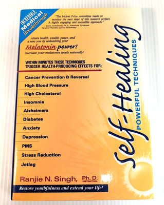 Self Healing Powerful Techniques Ranjie N Singh Hardcover Book Health Self Help