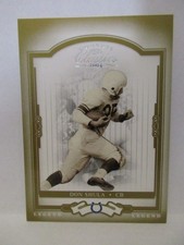 2004 Donruss Classics Football DON SHULA Colts Legend Card 494/2000 #112