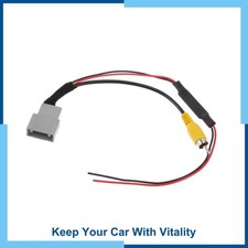 Rear View Camera Adapter Wire Harness Cable for Honda CRV 13-15 RCA Black
