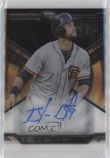 2015 Topps Strata Auto Black 3/50 Brandon Belt #SA-BB Auto 0b0