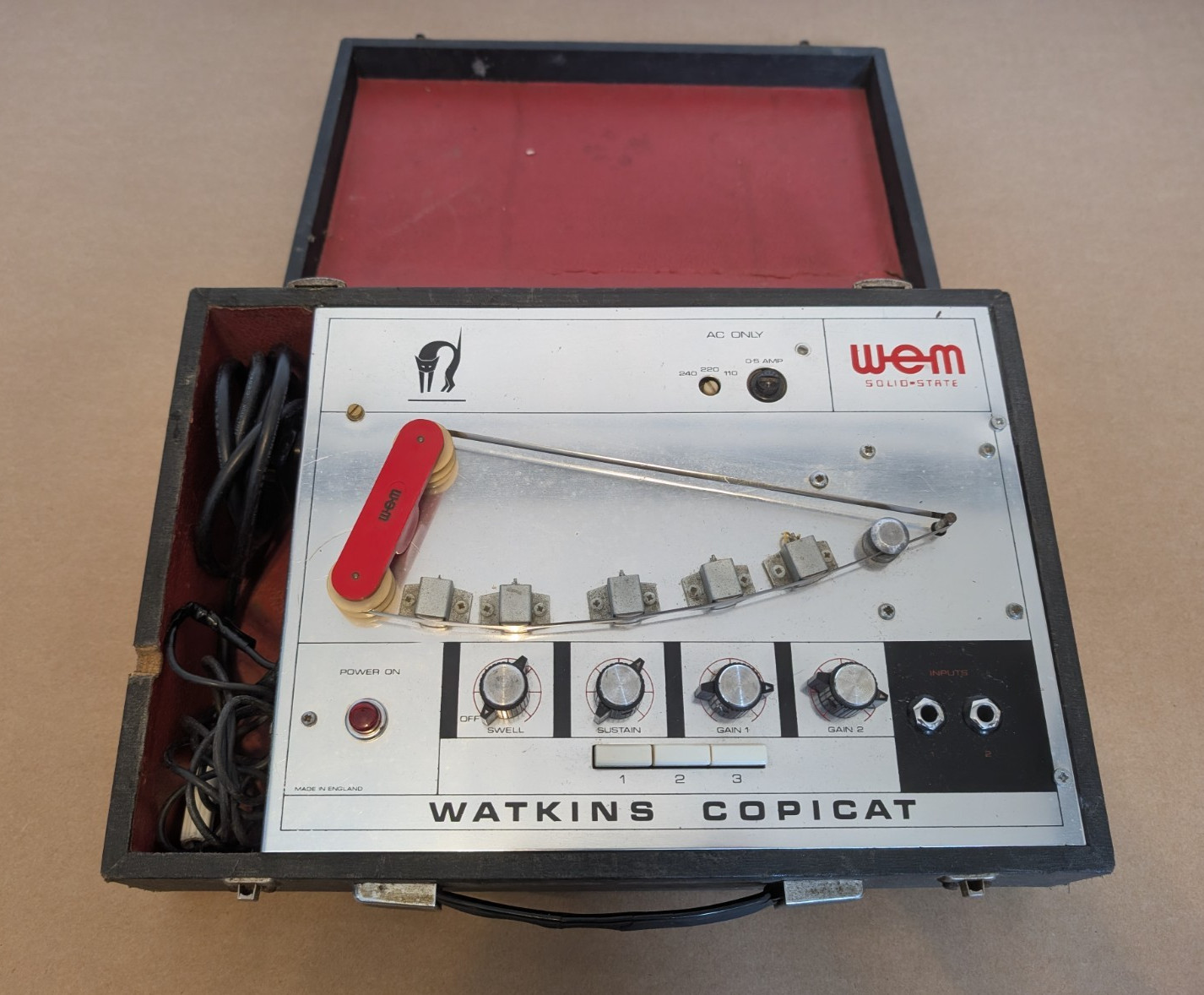 Vintage 1970s Wem Watkins Copicat MK3 / 4 Tape Echo Delay