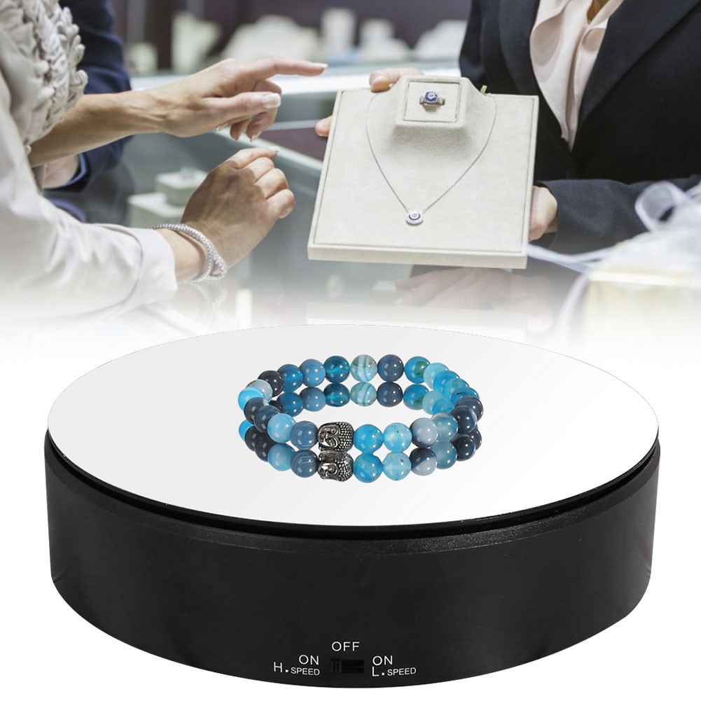 1KG Load Bearing 360 Degrees Rotating Turntable Solar Powered Display Stand