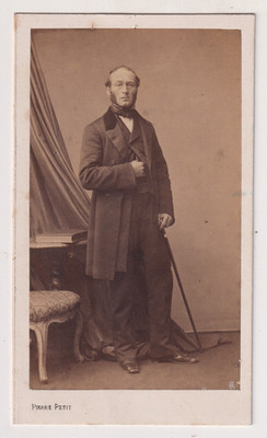 CDV Pierre Petit in Paris - Character to be identified - Vintage albumen print c.1868