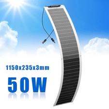 50W Flexibel Solarpanel Solarmodul Mono Waterproof Für Wohnmobil Boot …