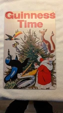 Guinness Beer Tin Retro Sign Bar Irish Pub - Guinness  Time Christmas Santa 