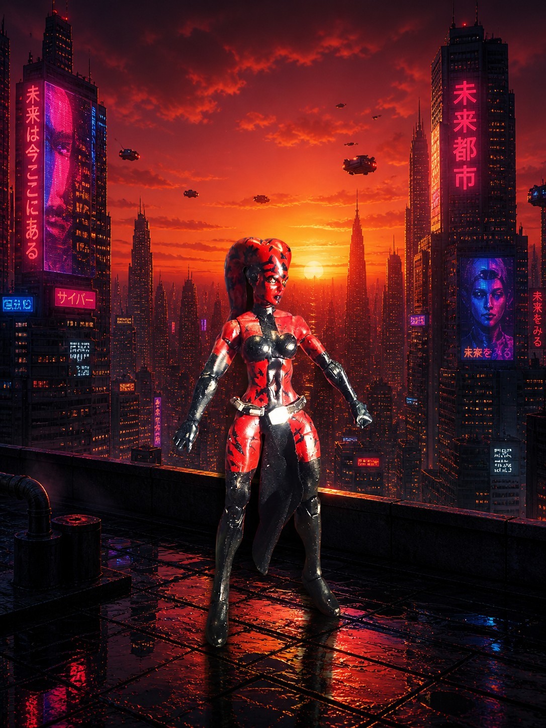 Custom Darth Talon Star Wars: Black series 1/12 scale action