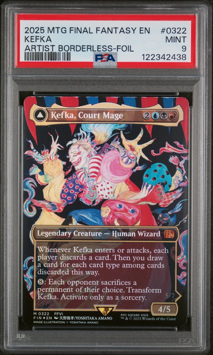 Kefka, Court Mage (0322) (Borderless) Final Fantasy Foil for