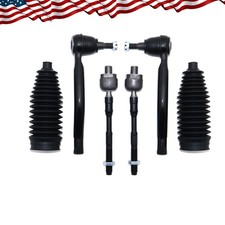 Front Innerouter Steering Tie Rod Ends Boots Kit Fit For 2007-13 Nissan Altima