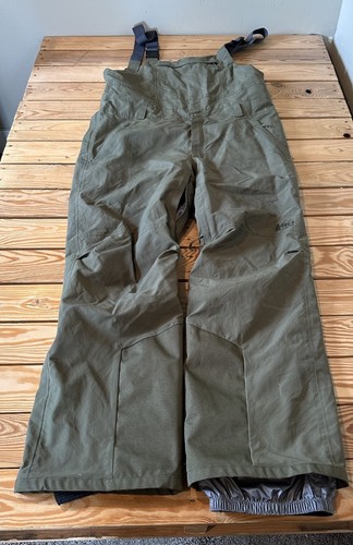 REI Men’s Bib Snow Ski Snowboard pants size L Green CP - Picture 1 of 9