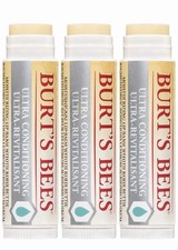 3x BURT'S BEES ULTRA CONDITIONING LIP BALM WITH KOKUM & SHEA BUTTER SEALED 4.25g