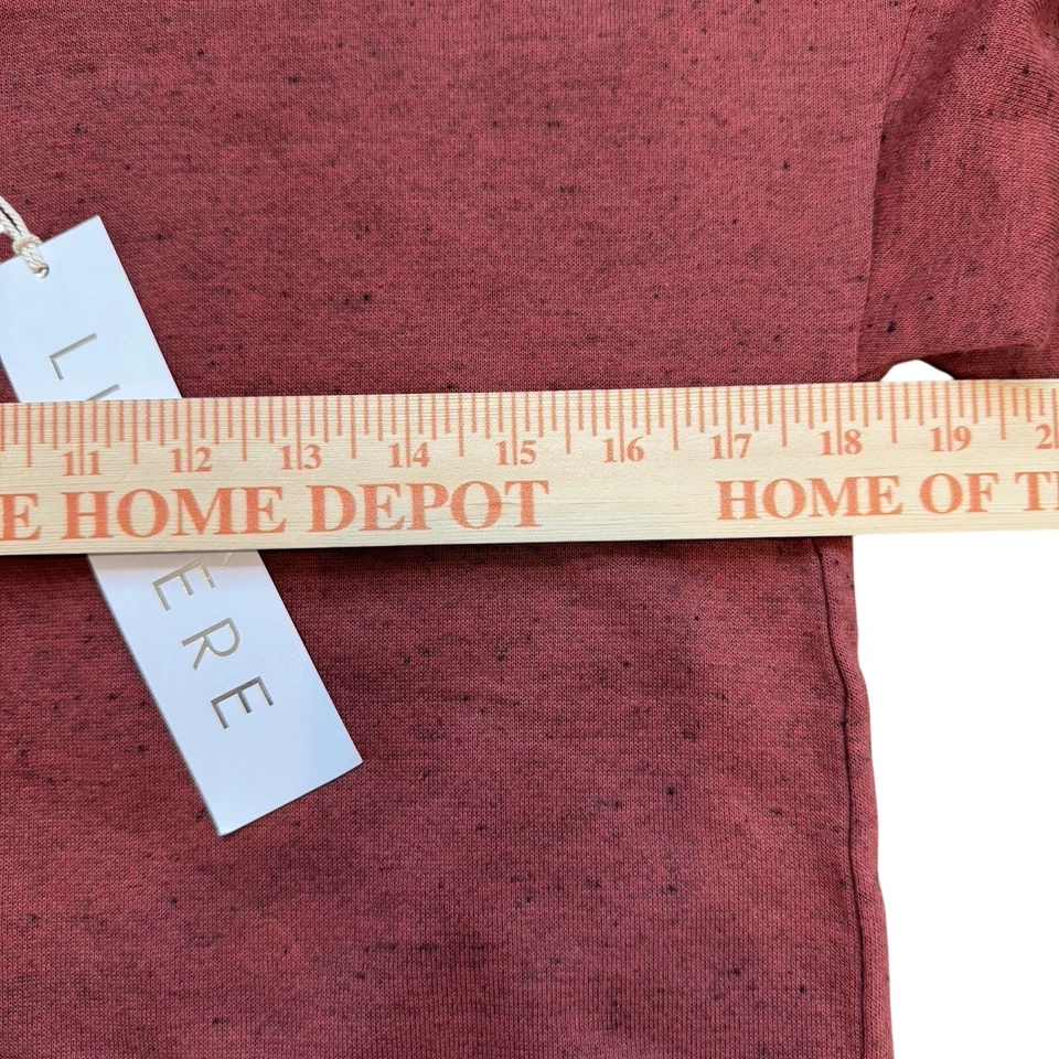 Sudadera Lumiere Corte Un Hombro Top Rojo Jaspeado S Hecha en Guatemala Foto 4 de 4