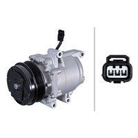 Klimakompressor 12 V Ø 112 Mm Hella Iam-Expertise Passend FüR U.A. Opel Astra