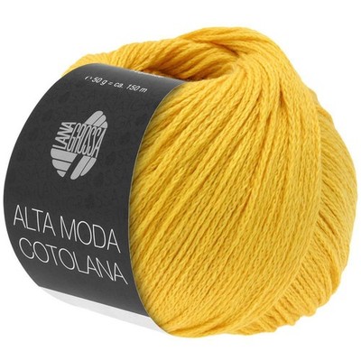 Wolle Kreativ! Lana Grossa - Alta Moda Cotolana - Fb. 1 gelb 50 g