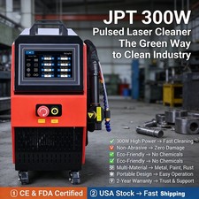JPT 300W Laser Cleaner Cleaning Machine Pulse Laser Rust Removal Wood Metal US