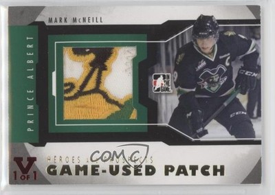 2012 ITG Heroes and Prospects Gold Vault Ruby 1/1 Mark McNeill #M-38 Patch 0t1