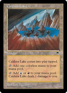 Magic MTG - Caldera Lake - Storm - EXC - EN