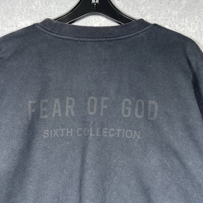FEAR OF GOD Sixth Collection Sweatshirt Print On Back Men's XL