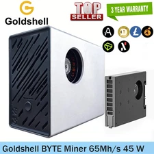 Goldshell BYTE Miner 65Mh/s 45W Home Mining 45dB With WIFI 65W ±5% LOT