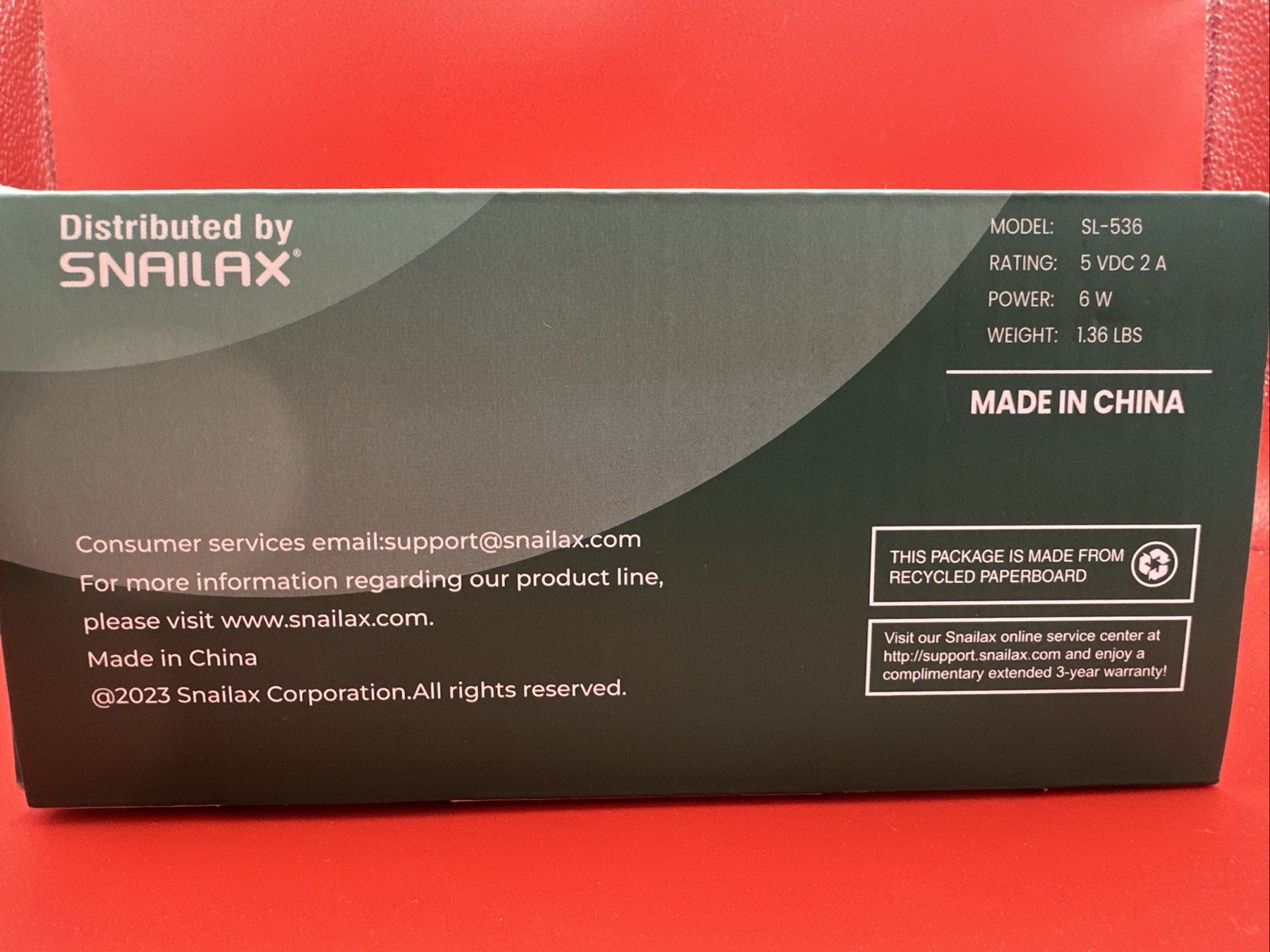 SNAILAX HEATED KNEE BRACE W/ MASSAGE, HEAT - VIBRATION - TIMER, *NEW*