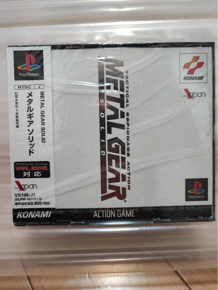 KONAMI METAL GEAR SOLID PSX PlayStation 1 Game Collector Japan Classic Original - Image 3 of 4