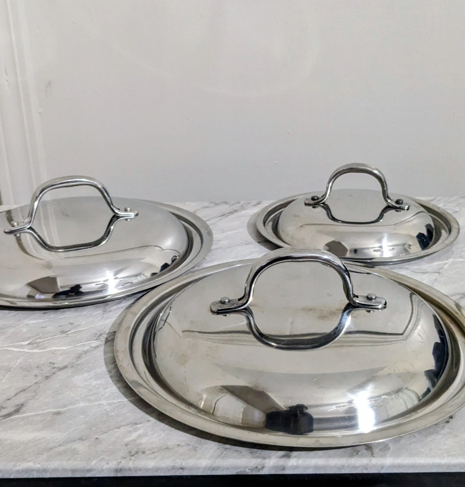 Stainless Steel Dome Replacement Lids 3 Piece Fits 10 And 8 Inch Pots And Pans
Opens in a new window