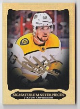 2018-19 Upper Deck Ultimate Collection Signature Masterpieces Viktor Arvidsson