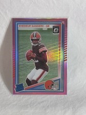2025 Panini Donruss - Rated Rookie Shedeur Sanders #306 Optic Pink Prizm (RC)