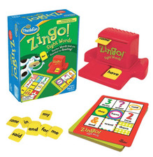 Zingo! Bingo con una vista Zing Palabra Niños Juego Thinkfun, -Completo