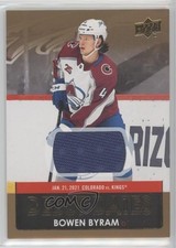 2021-22 Upper Deck Series 1 Debut Dates Jersey Bowen Byram #DD-13 8tn
