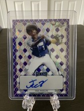 2022 Leaf Perfect Game Tre Phelps Proof Wave Purple Auto #1/1 Georgia Bulldogs