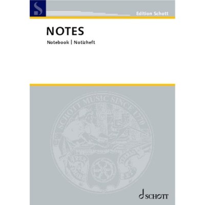 Schott Music Notenheft DIN A6 - Notenheft