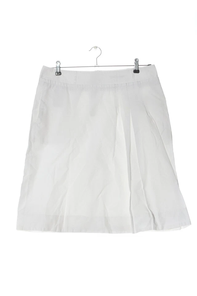 HUGO BOSS Falda de talle alto Mujeres Falda Talla EU 42 blanco look casual - Imagen 4 de 4