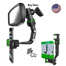 Universal 360 Car Rearview Mirror Mount Stand Holder Cradle For Cell Phone GPS