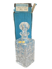 Wincheste Crystal Glass Decanter Bottle Bleikristall Germany Bar Pub Man Cave