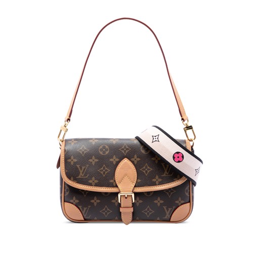 Louis Vuitton Monogram Diane Pre-Loved Satchel Brown