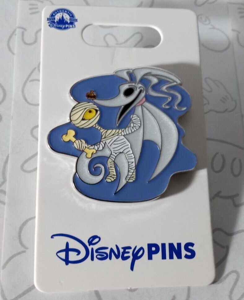 Mummy Holding a Bone and Zero Nightmare Before Christmas Disney Pin 157381