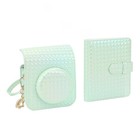 Instant Camera Protective Case PU Leather Removable Top Cover With Adjustab Use√