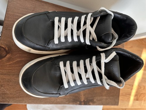 Cinzia Araia Geometric Black Leather Sneaker Damen Gr. 39 US9 gebraucht - Bild 7 von 9