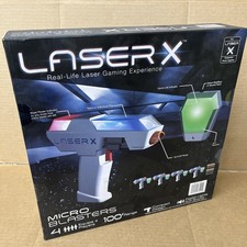Laser x Micro Blasters 4-Player Set for Gaming, Real Life Experience, 4Pack M46D